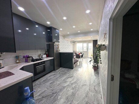 3 otaqlı yeni tikili - Şah İsmayıl Xətai m. - 80 m²