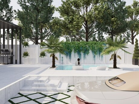 4 otaqlı həyət evi/bağ evi - Mərdəkan q. - 111 m²