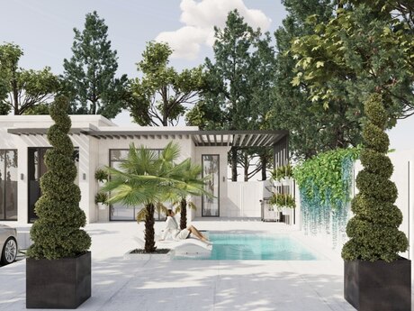 4 otaqlı həyət evi/bağ evi - Mərdəkan q. - 111 m²