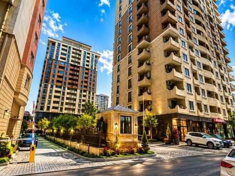3 otaqlı yeni tikili - Şah İsmayıl Xətai m. - 106 m²
