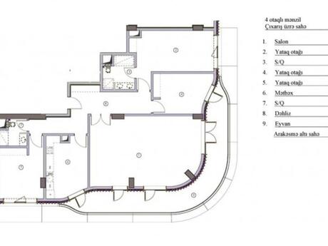 4-комн. новостройка - пос. Аг шехер - 194.1 м²