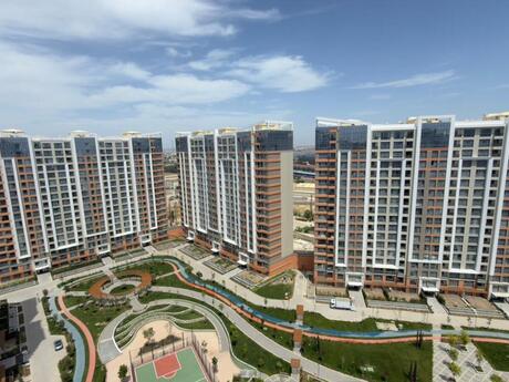 3-комн. новостройка - м. Бакмил - 72 м²
