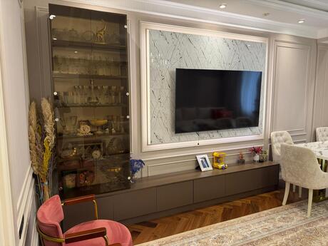 3 otaqlı yeni tikili - Nəriman Nərimanov m. - 137 m²