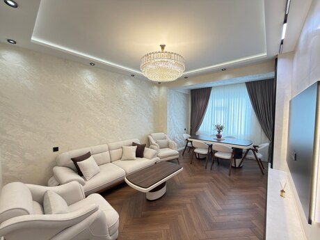 3 otaqlı yeni tikili - Həzi Aslanov m. - 105 m²