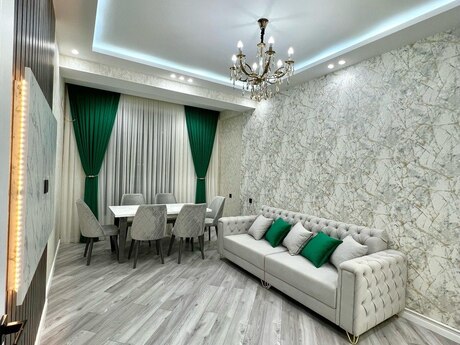 2 otaqlı yeni tikili - Şah İsmayıl Xətai m. - 58 m²