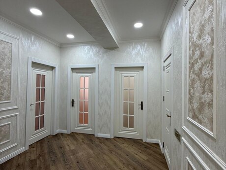 3 otaqlı yeni tikili - İnşaatçılar m. - 90 m²