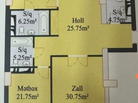 3 otaqlı yeni tikili - Nəriman Nərimanov m. - 155 m²