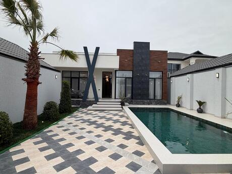 4 otaqlı həyət evi/bağ evi - Mərdəkan q. - 195 m²