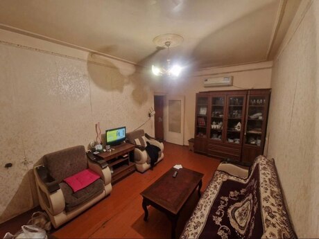 2 otaqlı köhnə tikili - Həzi Aslanov m. - 45 m²