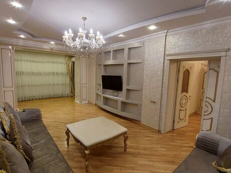 3 otaqlı yeni tikili - Şah İsmayıl Xətai m. - 95 m²