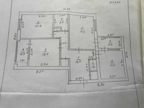 3-комн. вторичка - м. Шах Исмаил Хатаи - 90 м²
