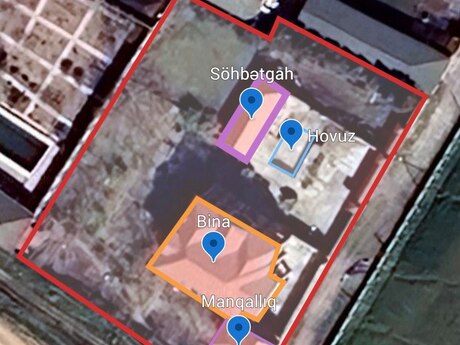 8 otaqlı həyət evi/bağ evi - Görədil q. - 900 m²