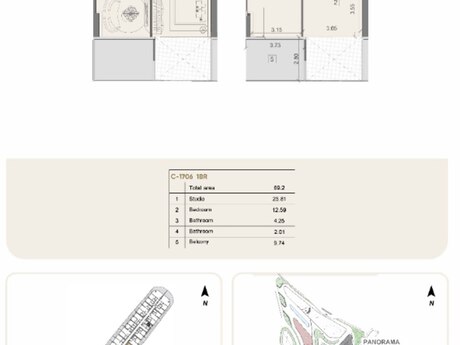 2 otaqlı yeni tikili - Sea Breeze q. - 69.2 m²