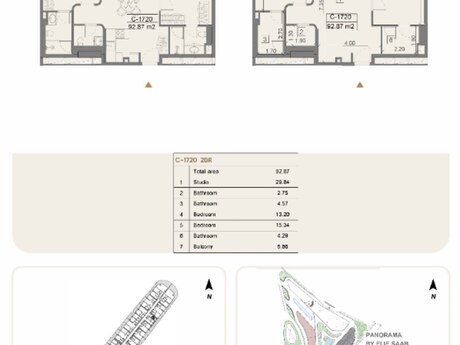 3 otaqlı yeni tikili - Sea Breeze q. - 92.9 m²