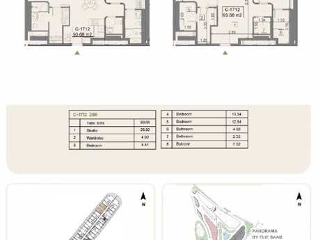 3 otaqlı yeni tikili - Sea Breeze q. - 93.7 m²