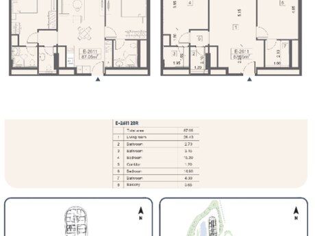 3 otaqlı yeni tikili - Sea Breeze q. - 87.1 m²