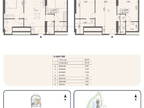 3 otaqlı yeni tikili - Sea Breeze q. - 88.5 m²
