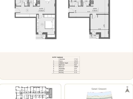 2 otaqlı yeni tikili - Sea Breeze q. - 78.4 m²