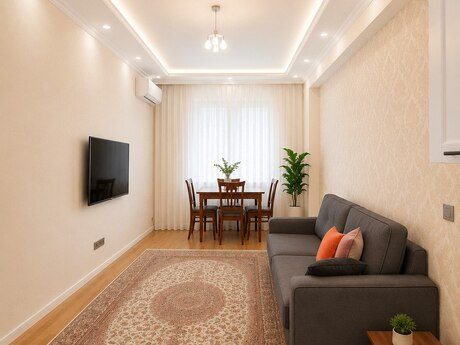 2 otaqlı yeni tikili - Qara Qarayev m. - 50 m²