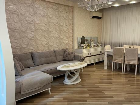 3 otaqlı yeni tikili - Həzi Aslanov m. - 92 m²