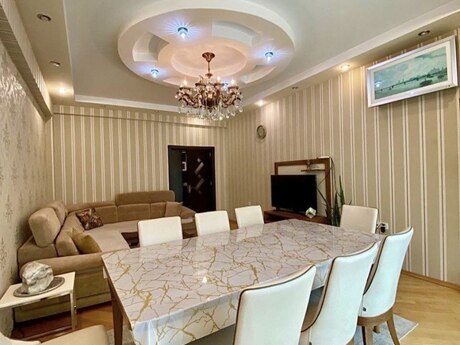3 otaqlı yeni tikili - Şah İsmayıl Xətai m. - 95 m²