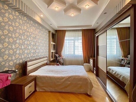 3 otaqlı yeni tikili - Şah İsmayıl Xətai m. - 95 m²