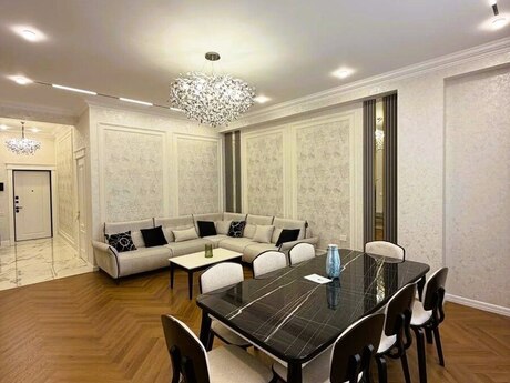 3 otaqlı yeni tikili - Nəriman Nərimanov m. - 132 m²