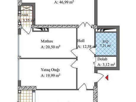 3 otaqlı yeni tikili - Nərimanov r. - 147 m²