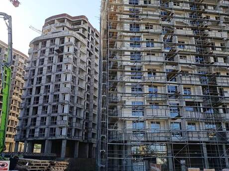 1 otaqlı yeni tikili - Bakıxanov q. - 53.1 m²