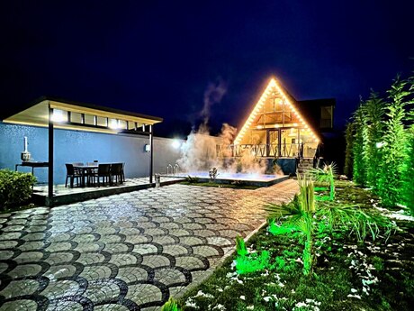 3 otaqlı həyət evi/bağ evi - Qəbələ - 150 m²