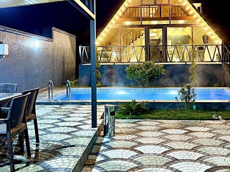 3 otaqlı həyət evi/bağ evi - Qəbələ - 150 m²