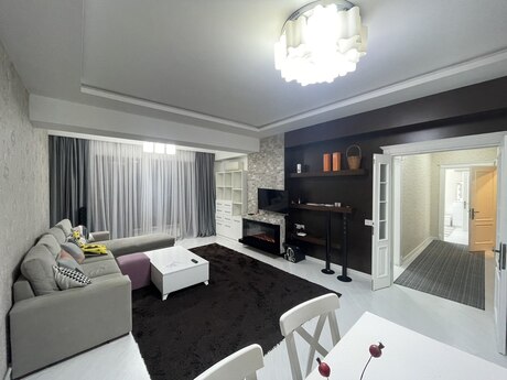 3 otaqlı yeni tikili - Şah İsmayıl Xətai m. - 97 m²