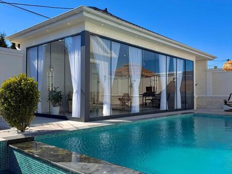 4 otaqlı həyət evi/bağ evi - Mərdəkan q. - 206 m²