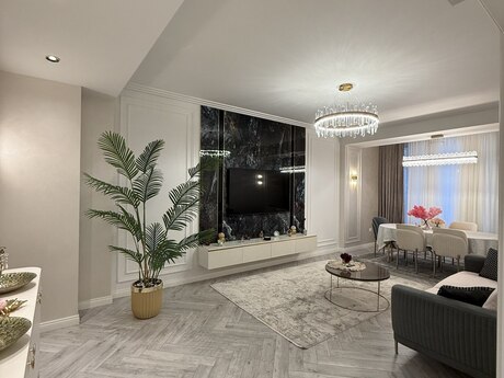 4 otaqlı yeni tikili - Nəsimi r. - 180 m²