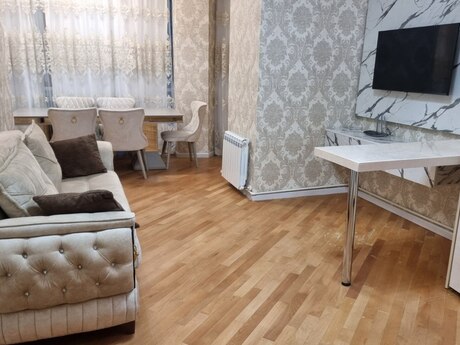 2 otaqlı yeni tikili - Şah İsmayıl Xətai m. - 60 m²