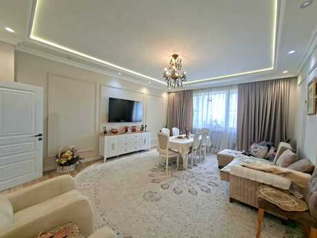 3 otaqlı yeni tikili - İnşaatçılar m. - 81 m²