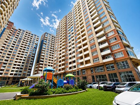 3 otaqlı yeni tikili - Şah İsmayıl Xətai m. - 130 m²