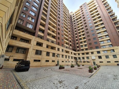 3 otaqlı yeni tikili - Şah İsmayıl Xətai m. - 155 m²