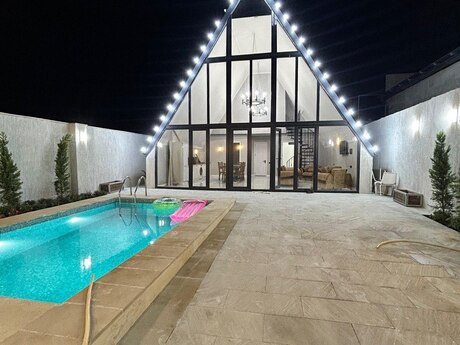 3 otaqlı həyət evi/bağ evi - Şüvəlan q. - 100 m²