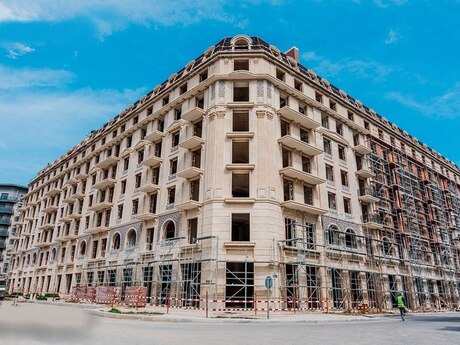 3 otaqlı yeni tikili - Ağ şəhər q. - 134.4 m²