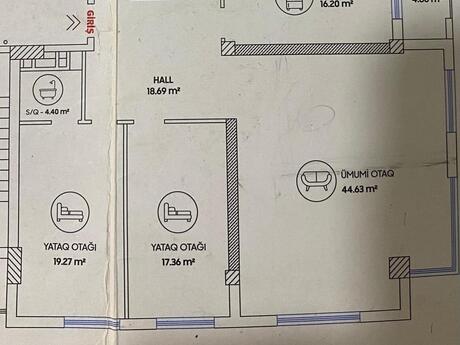 4-комн. новостройка - пос. Бадамдар - 132 м²