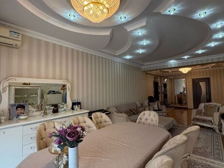 3 otaqlı yeni tikili - İnşaatçılar m. - 138 m²