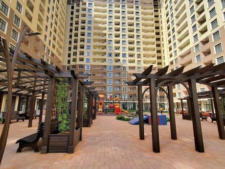 3 otaqlı yeni tikili - İnşaatçılar m. - 110 m²