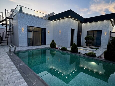4 otaqlı həyət evi/bağ evi - Mərdəkan q. - 180 m²