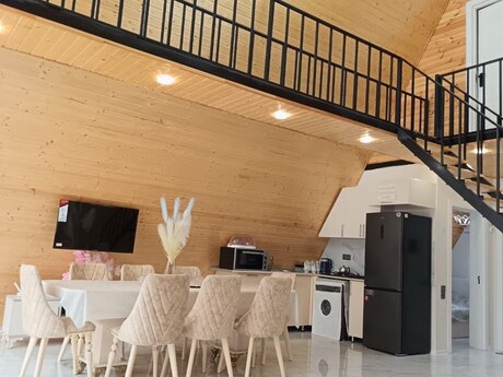3 otaqlı həyət evi/bağ evi - Qəbələ - 120 m²