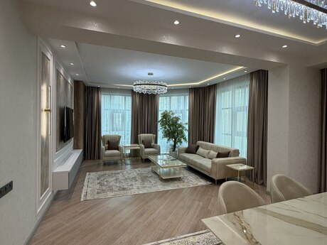 3 otaqlı yeni tikili - Nəsimi r. - 141 m²