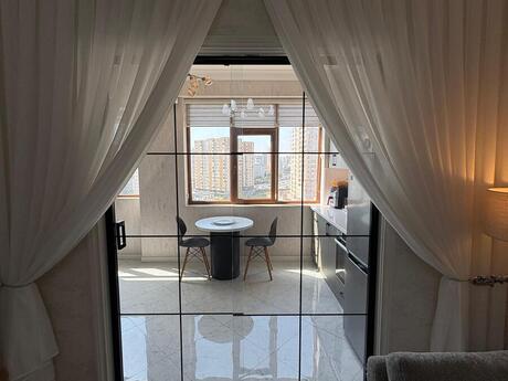 3 otaqlı yeni tikili - İnşaatçılar m. - 90 m²