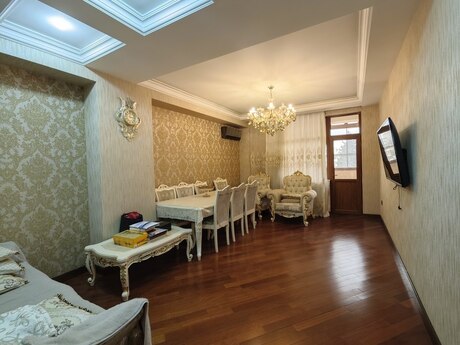 3 otaqlı yeni tikili - Bakıxanov q. - 124 m²