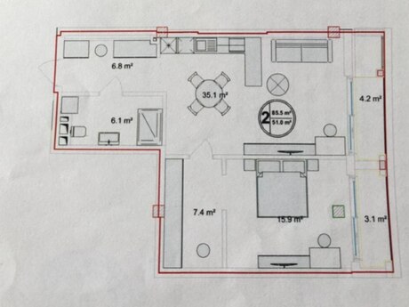 2 otaqlı mənzil, 85,5 m², Sea Breeze: 276 165 ₼ 2