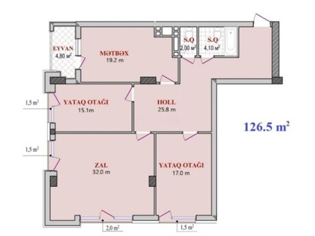 3 otaqlı mənzil, 127 m², Grand Plaza: 417 000 ₼ 4